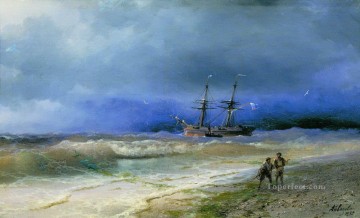 surf 1895 Romántico Ivan Aivazovsky Ruso Pinturas al óleo